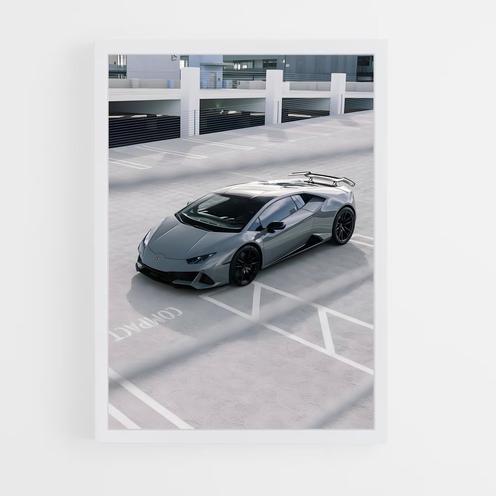 Poster Huracan en Piste – affiche Lamborghini (vue 3)